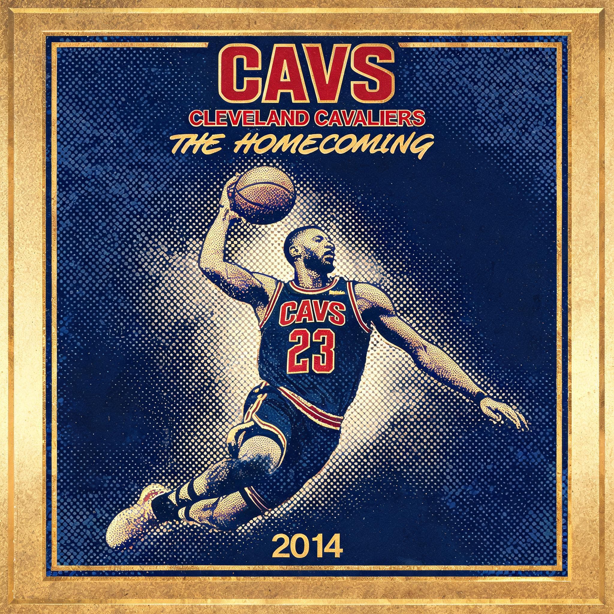 The Redemption Jersey — LeBron's Return to Cleveland in Navy