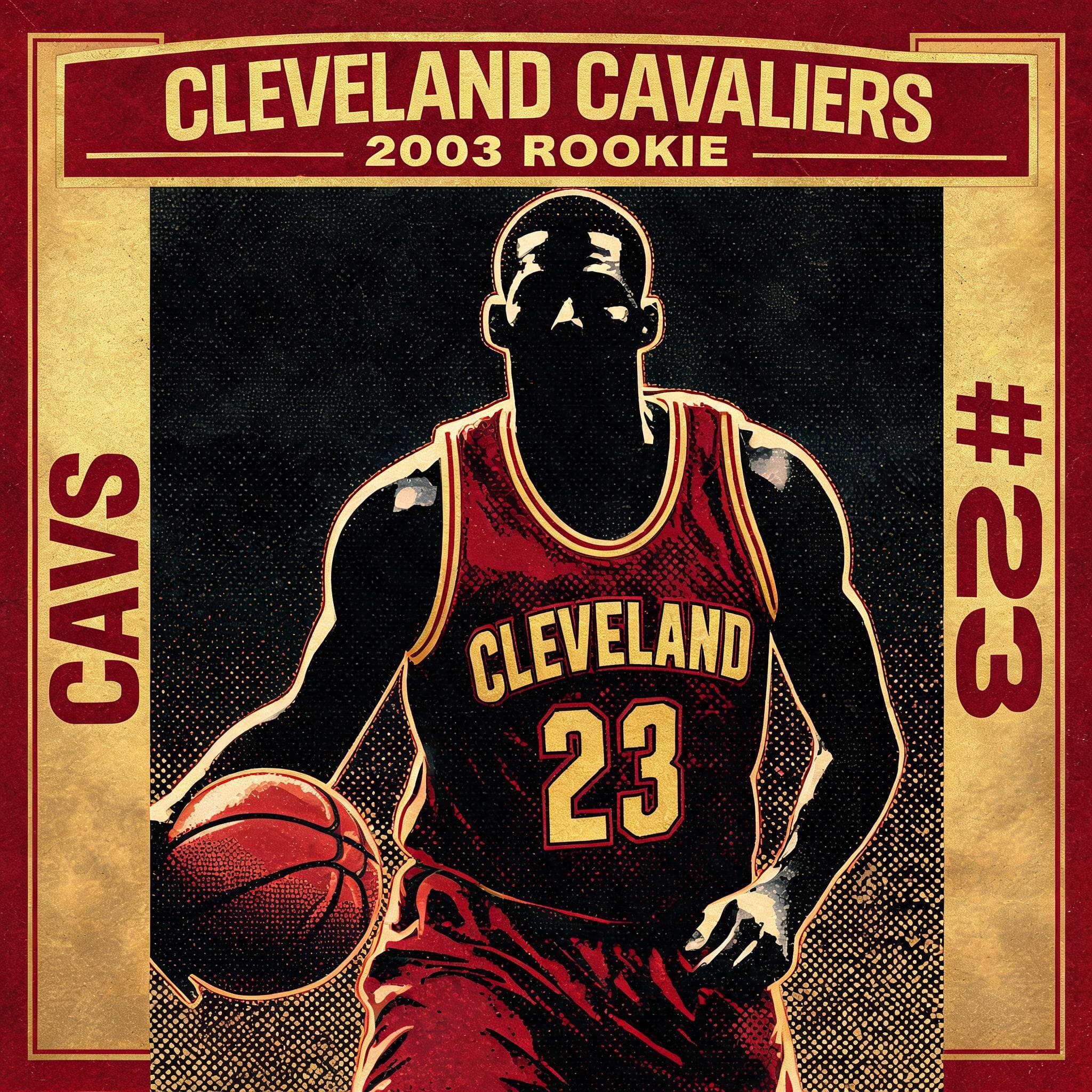 The Prodigy's Uniform — LeBron's Cleveland Wine & Gold