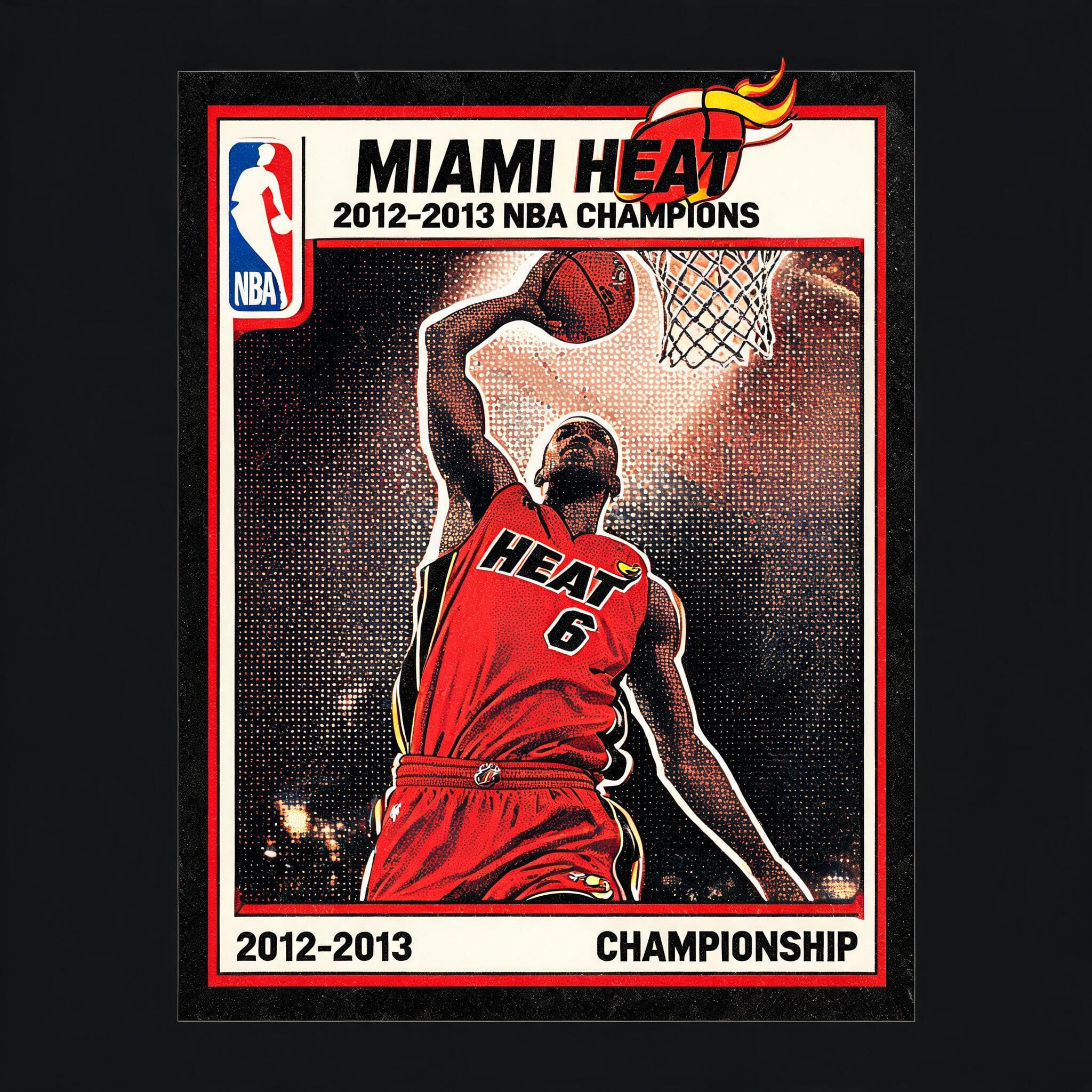 The Villain's Uniform — LeBron's Miami Heat Red
