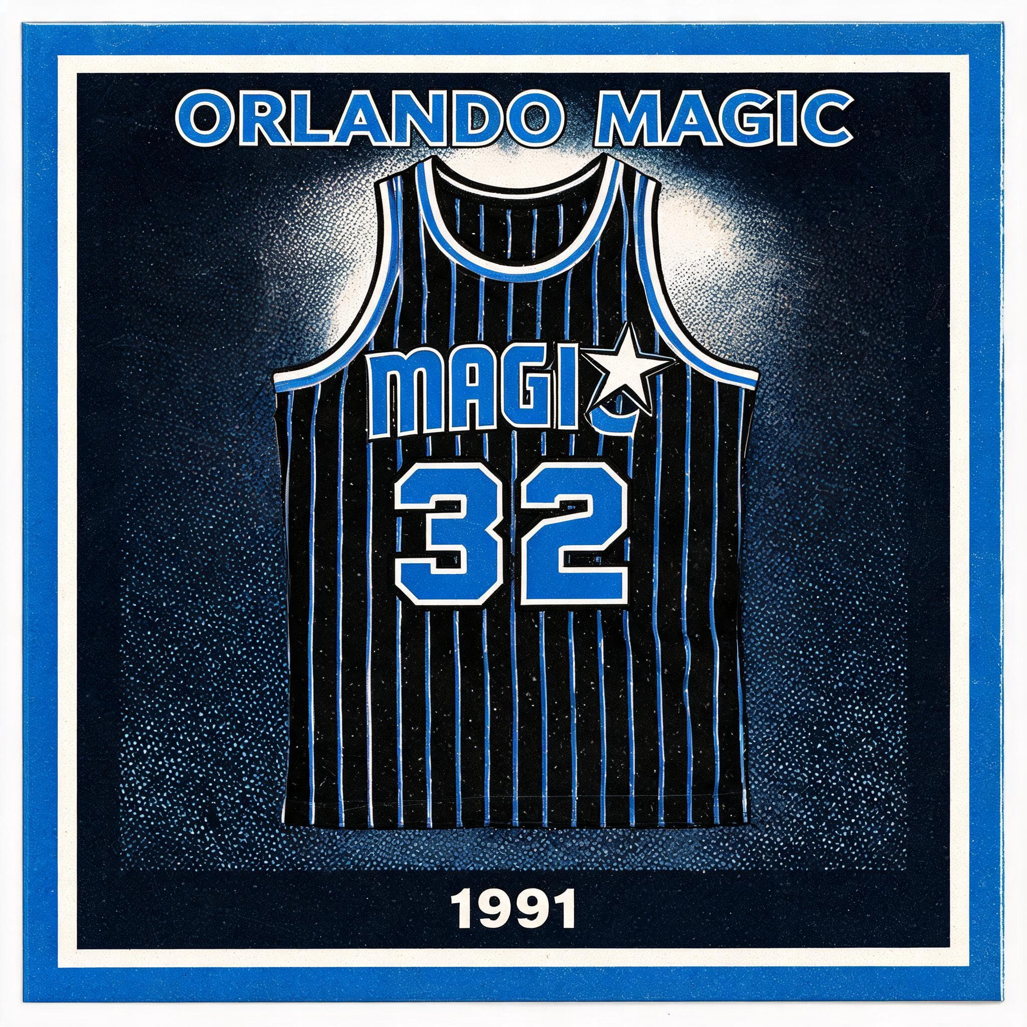 Young Superman — Shaq's Orlando Magic Pinstripe